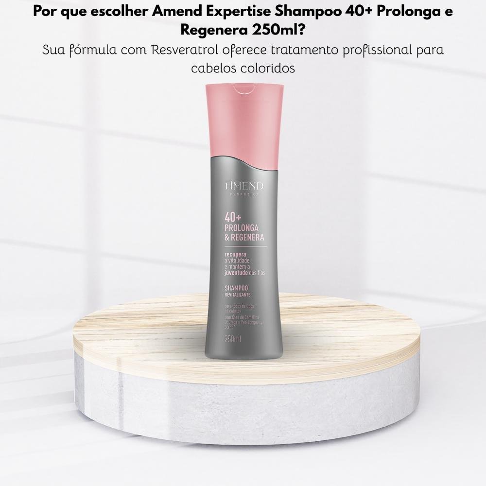 Shampoo Amend Expertise 40+ Prolonga e Regenera 250ml 250ml 5