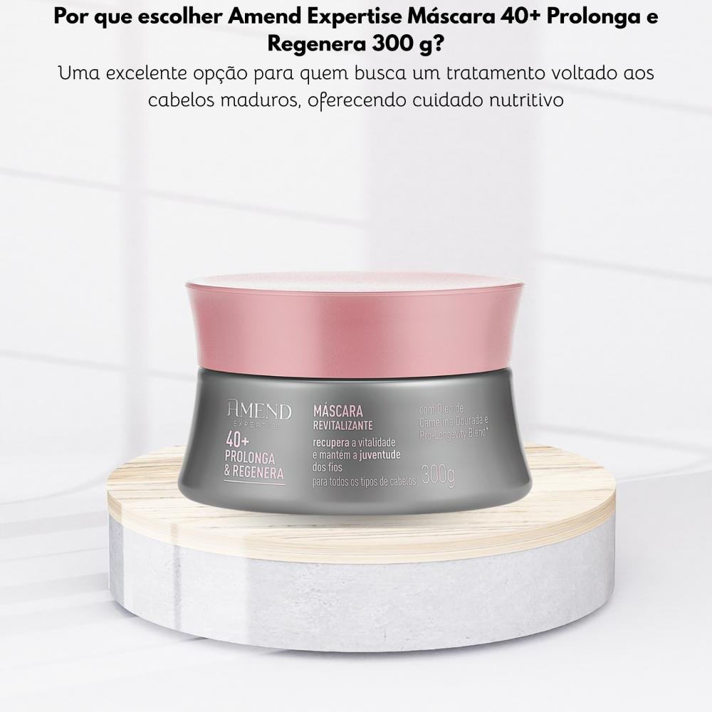 Máscara Amend Expertise 40+ Prolonga e Regenera 300 g 300g 5