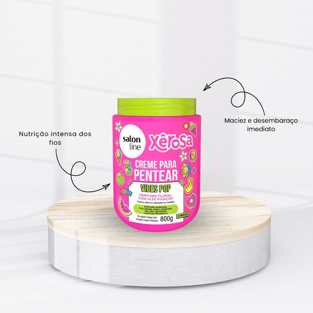 Creme Salon Line Xêrosa Vibes Pop para Pentear 800g 800g 2