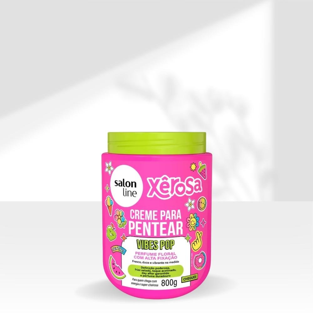 Creme Salon Line Xêrosa Vibes Pop para Pentear 800g 800g 3