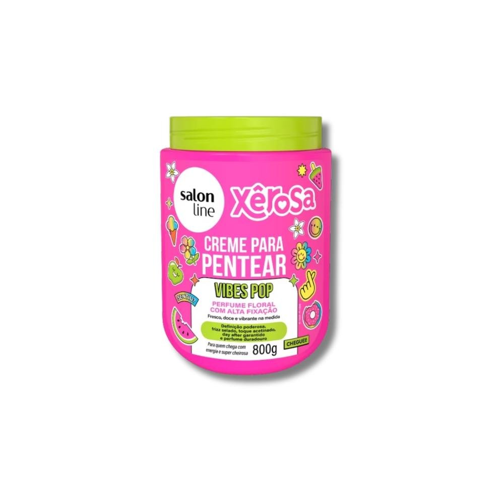 Creme Salon Line Xêrosa Vibes Pop para Pentear 800g 800g 4