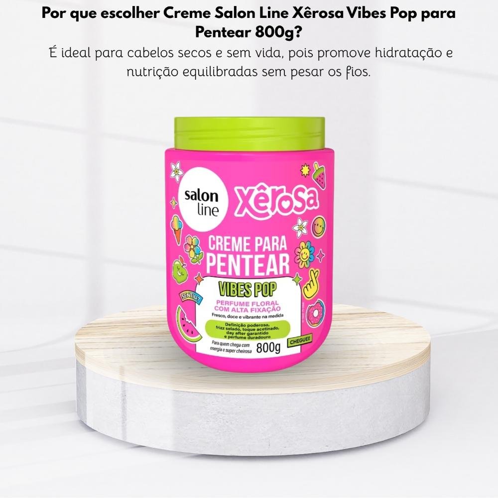 Creme Salon Line Xêrosa Vibes Pop para Pentear 800g 800g 5
