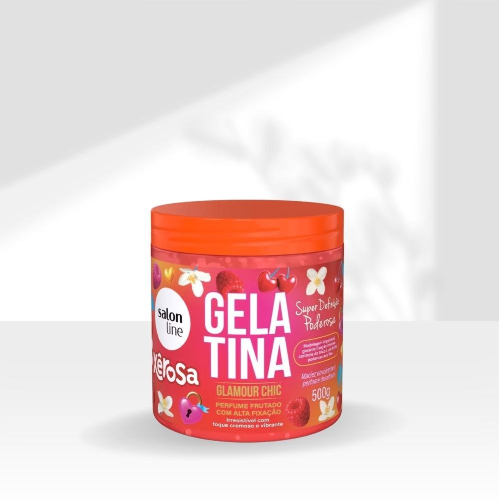 Gelatina Capilar Salon Line Xêrosa Glamour Chic 500g 500g 3