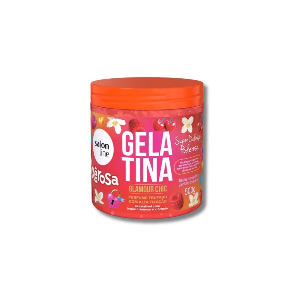 Gelatina Capilar Salon Line Xêrosa Glamour Chic 500g 500g 4