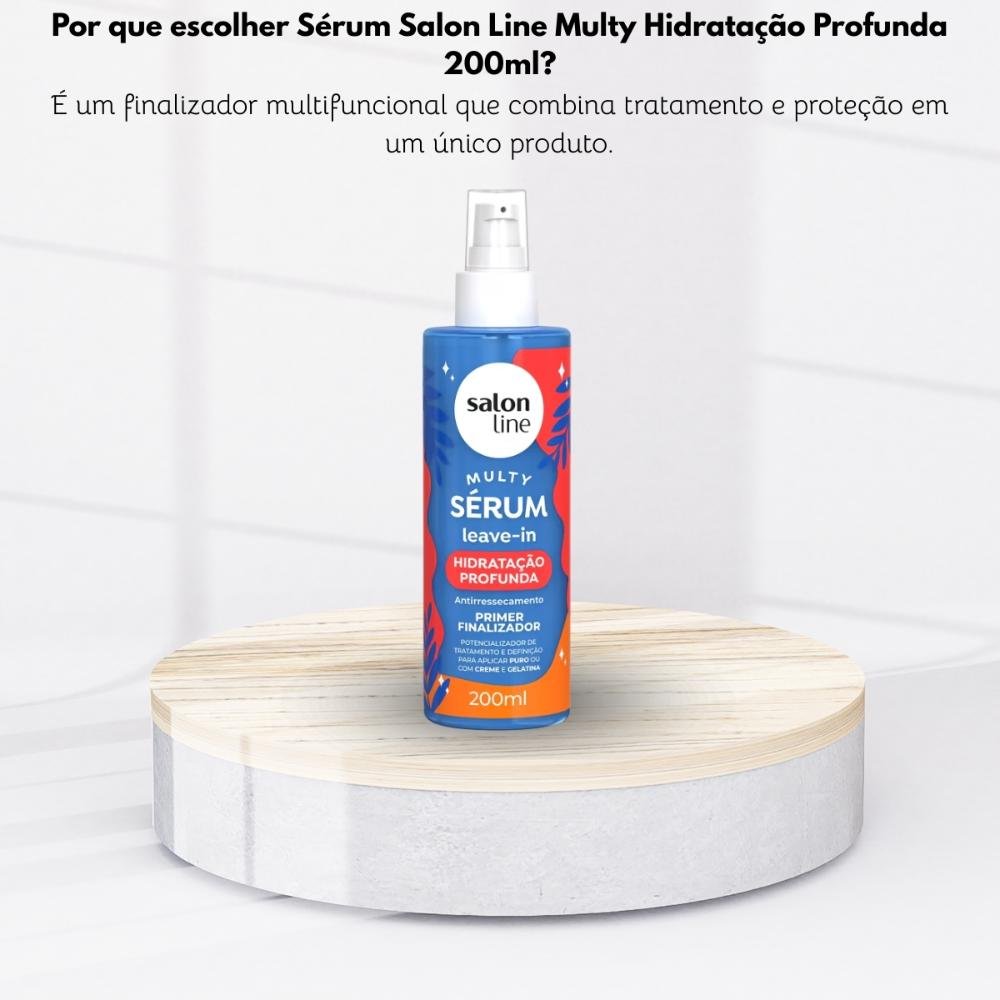 Sérum Salon Line Multy Leave-in Hidratação Profunda 200ml 200ml 5