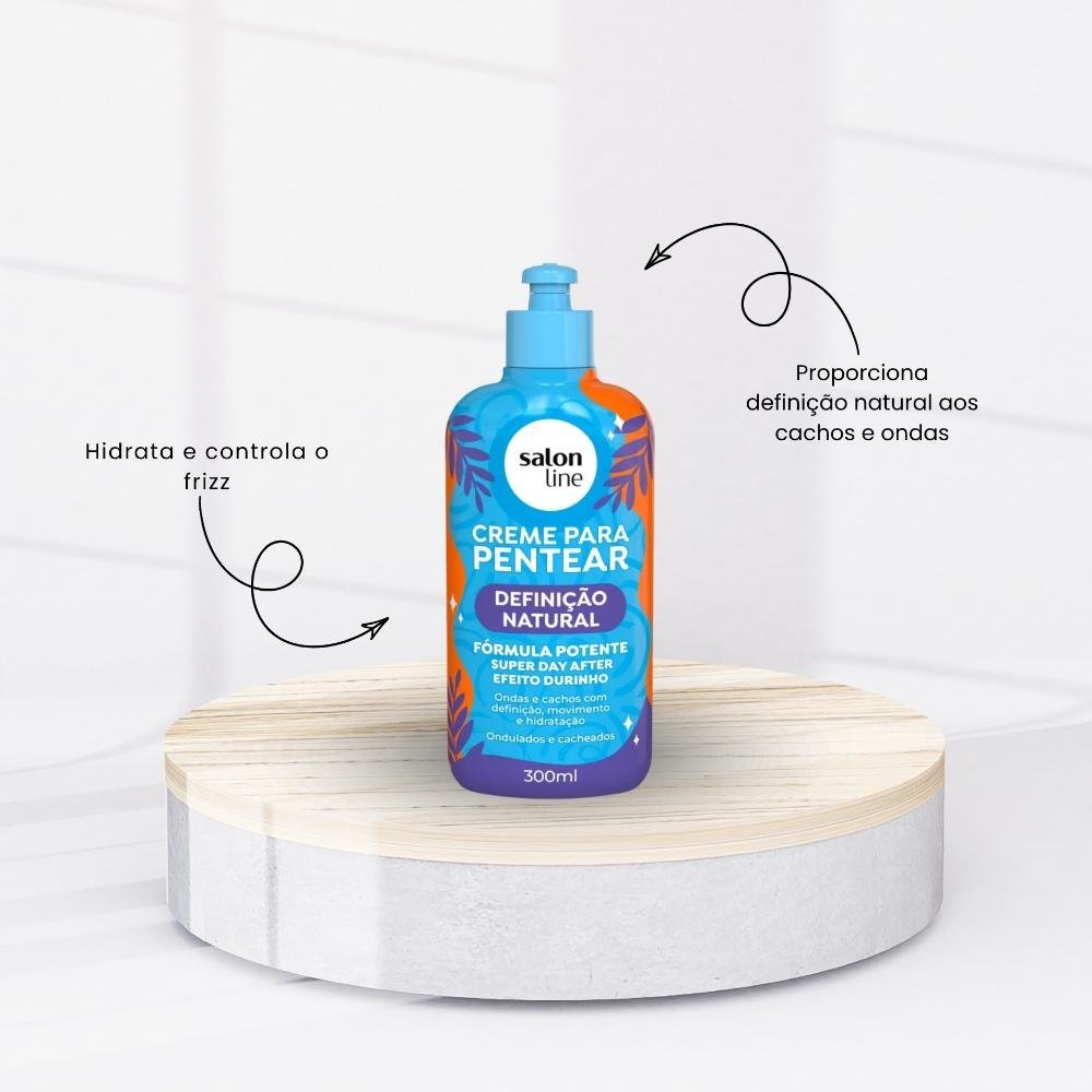 Creme Salon Line Multy para Pentear Definição Natural 300ml 300ml 2