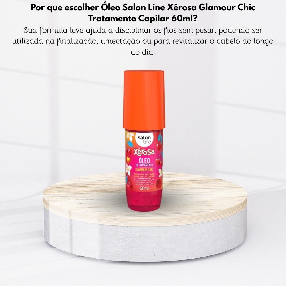 Óleo Salon Line Xêrosa Glamour Chic Tratamento Capilar 60ml 60ml 5