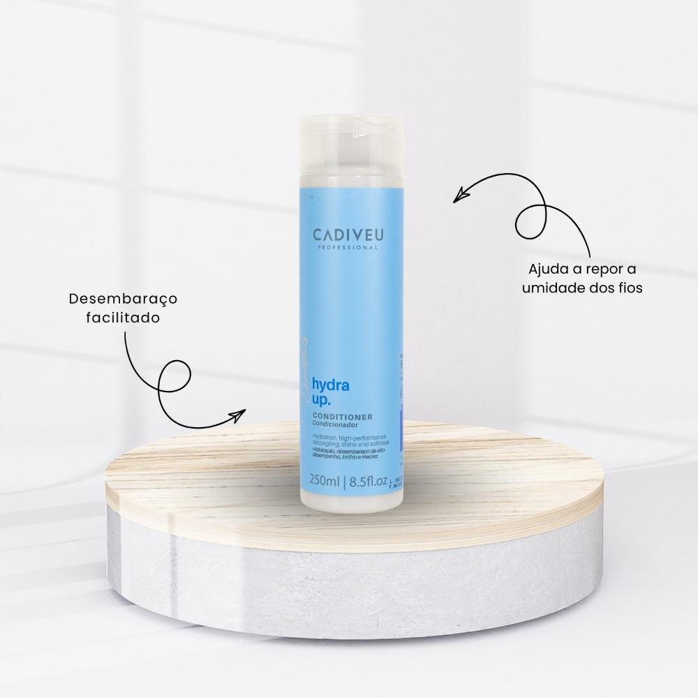 Kit Cadiveu Shampoo 250ml + Condicionador Hydra Up 250ml ÚNICO 3