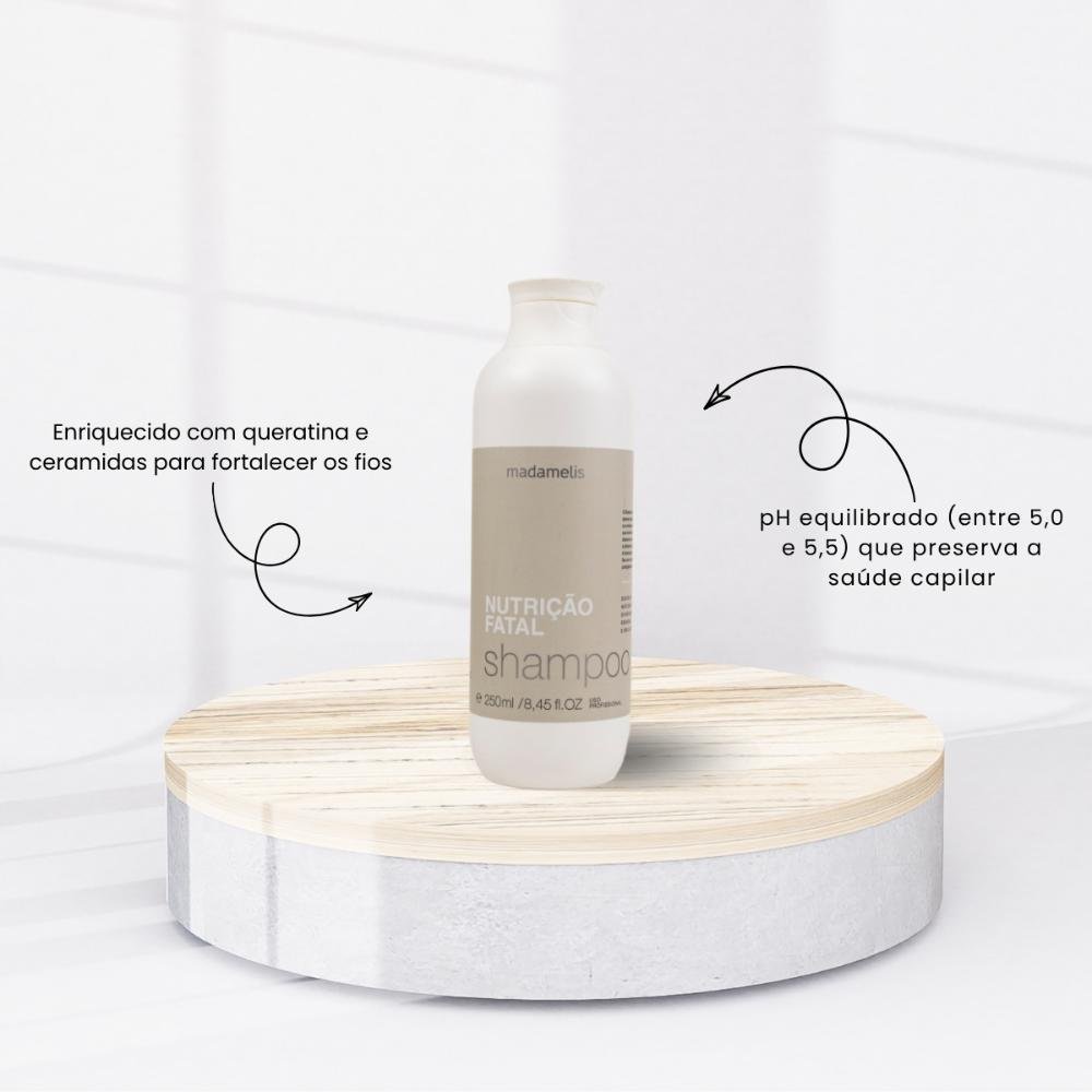 Shampoo Madamelis Nutrição Fatal Anti-Frizz Shampoo Hidratante 250 ml 250ml 2