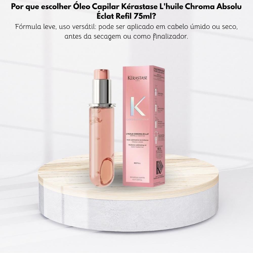 Óleo Capilar Kérastase L'huile Chroma Absolu Éclat Refil 75ml 75ml 5