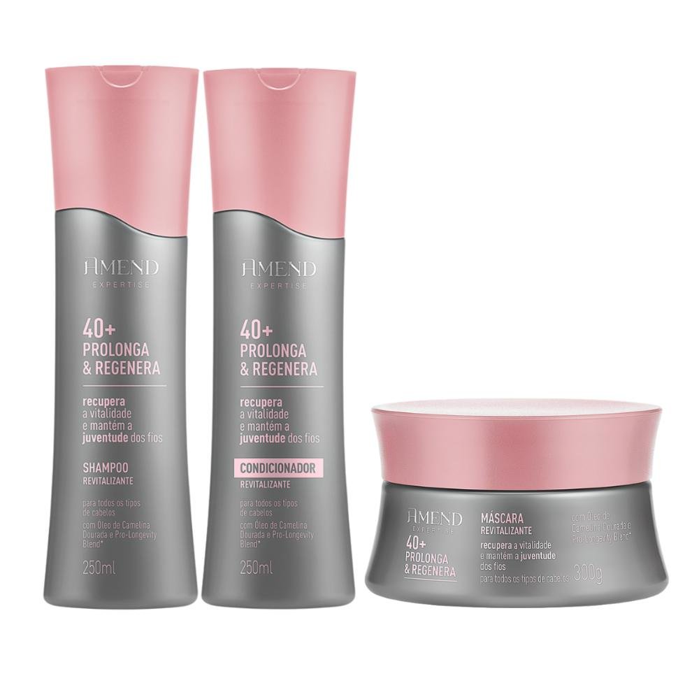 Kit Amend Expertise 40 + Shampoo Condicionador Máscara ÚNICO 1