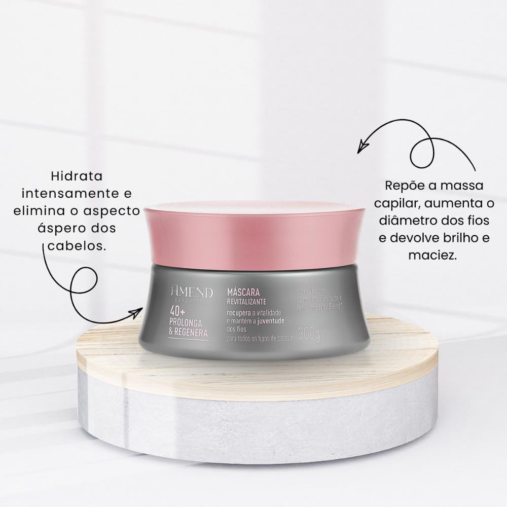 Kit Amend Expertise 40 + Shampoo Condicionador Máscara ÚNICO 4