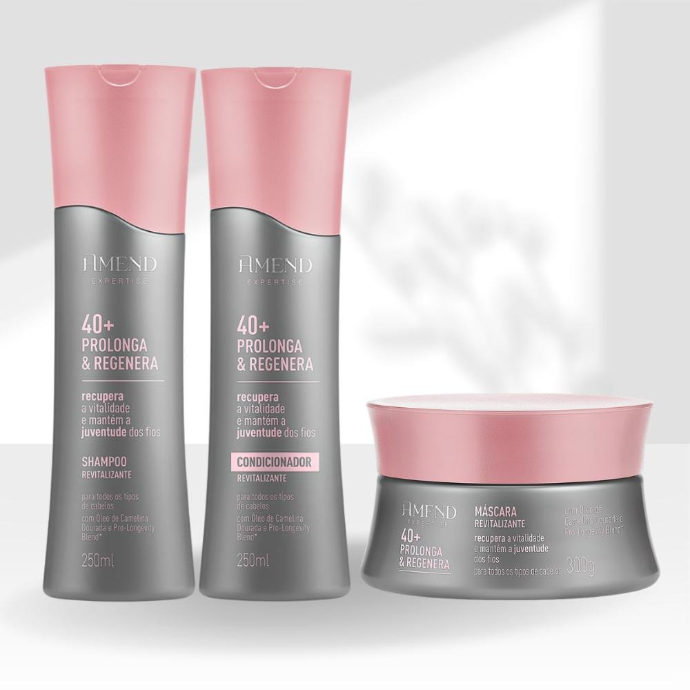 Kit Amend Expertise 40 + Shampoo Condicionador Máscara ÚNICO 5