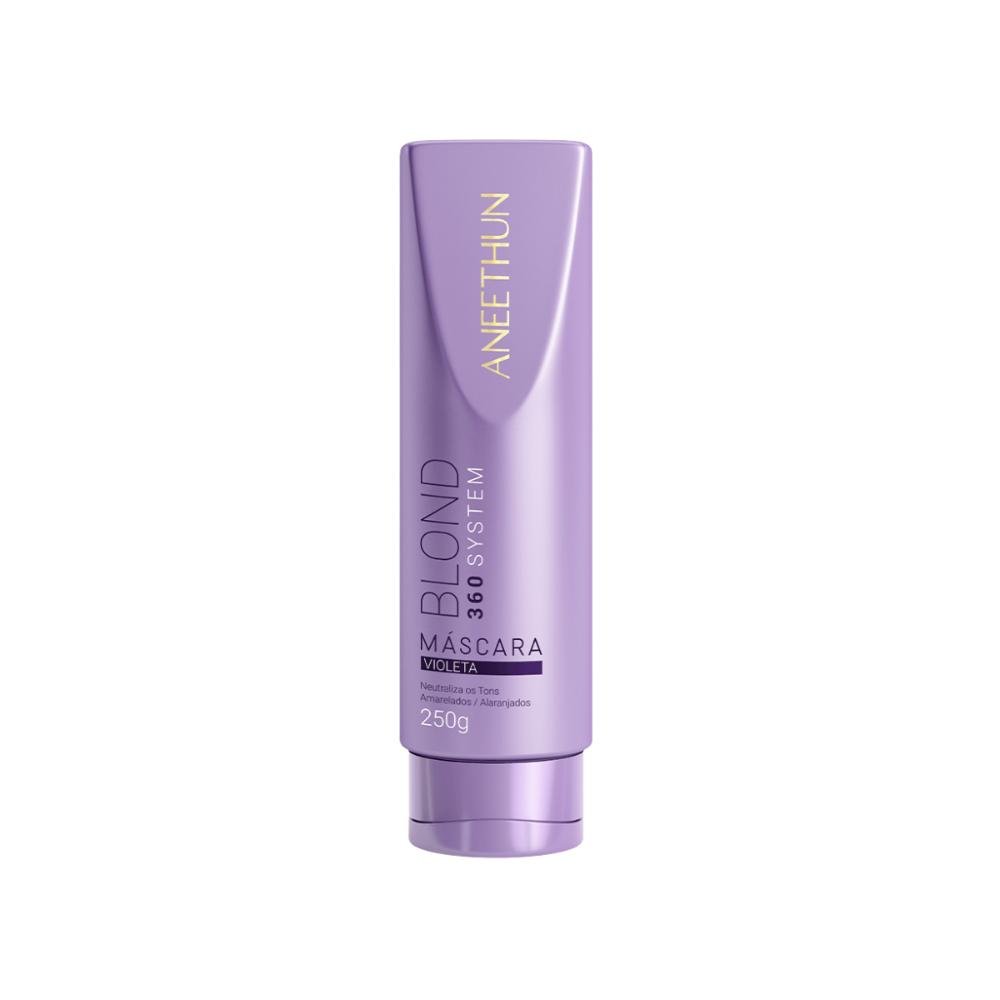 Máscara Aneethun Blond 360 Violeta Matizante 250g