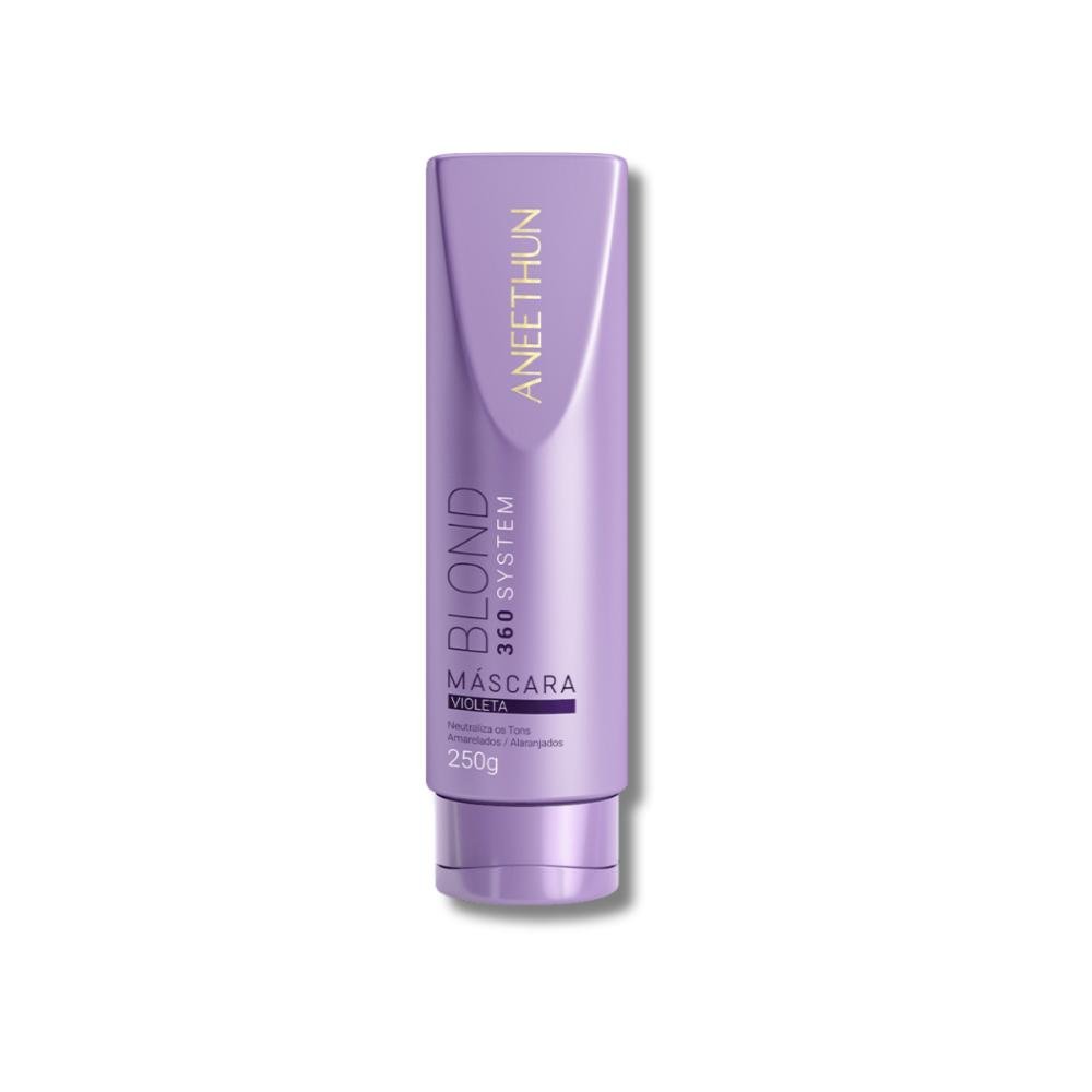 Máscara Aneethun Blond 360 Violeta Matizante 250g 250g 4