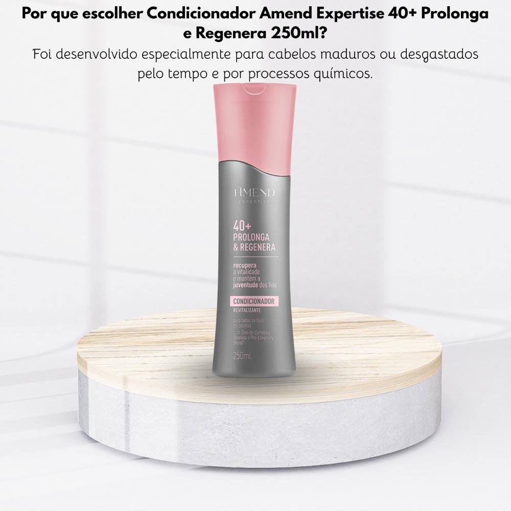Condicionador Amend Expertise 40+ Prolonga e Regenera 250ml 250ml 4
