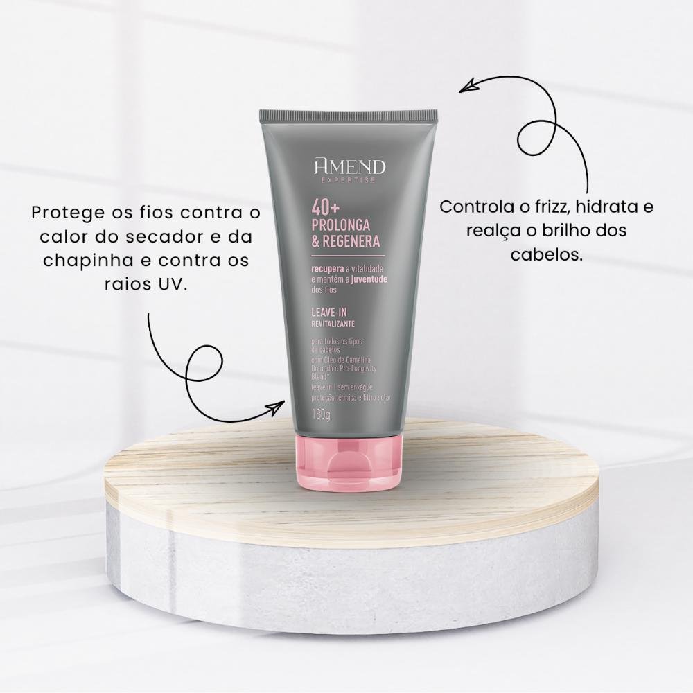 Kit Amend Expertise 40 + Shampoo Cond Máscara Leave in ÚNICO 4