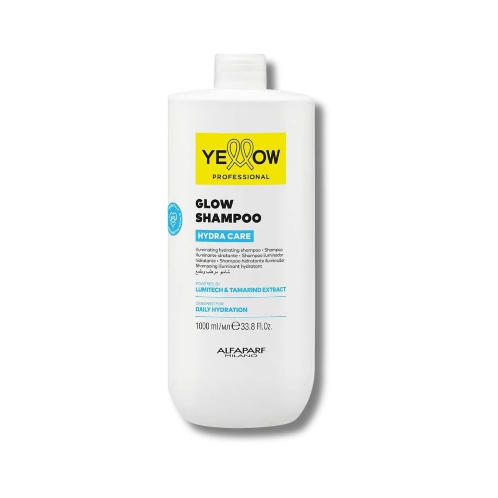 Shampoo Yellow Hydra Care Glow Hidratante Capilar 1 L 1L 4