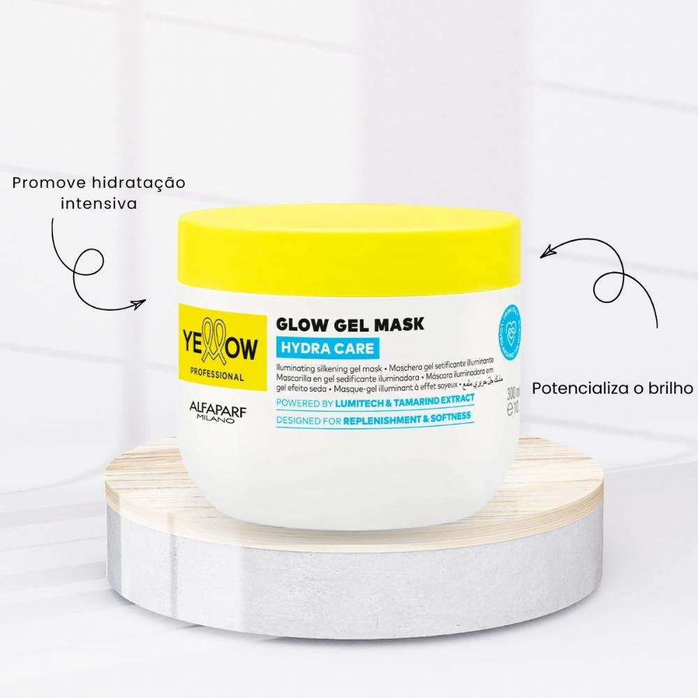 Máscara Yellow Hydra Care Glow Gel Mask 300 ml 300ml 2