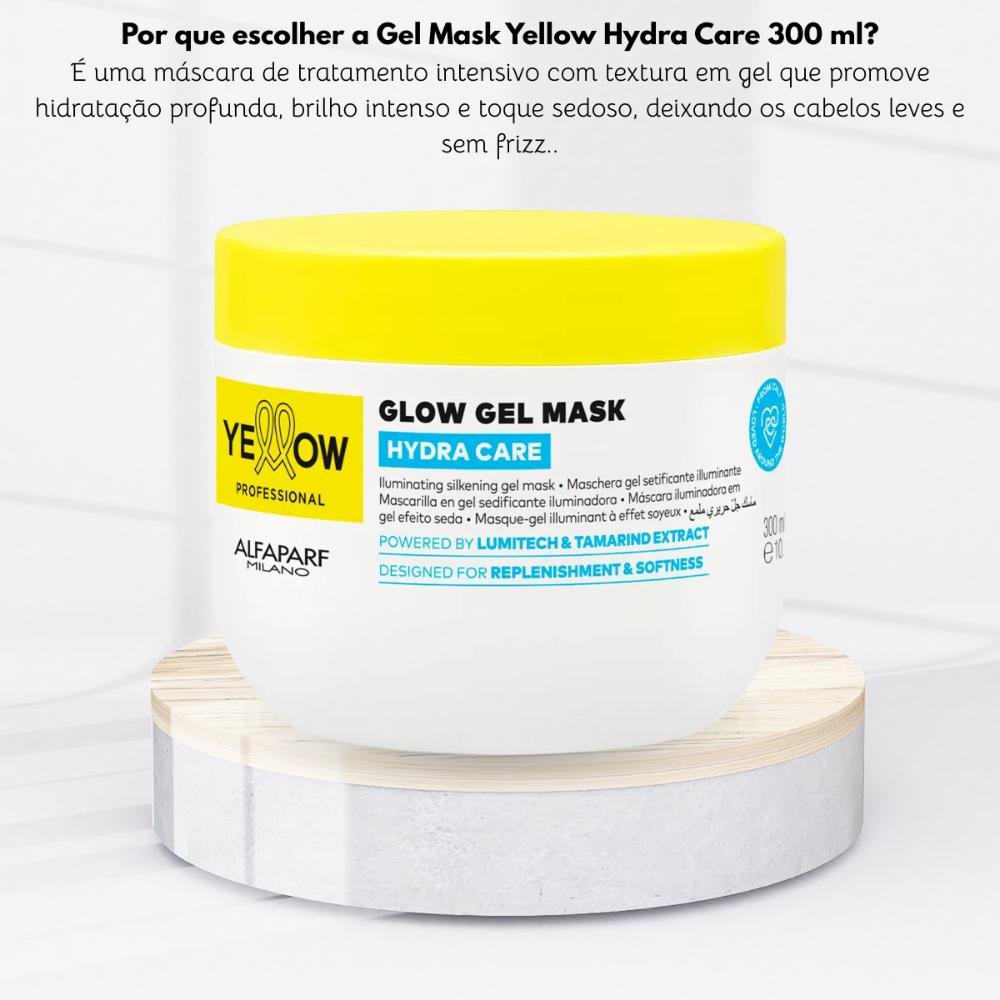 Máscara Yellow Hydra Care Glow Gel Mask 300 ml 300ml 5