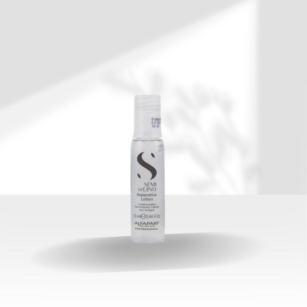 Kit Alfaparf Semi di Lino Reparative Lotion Ampolas 3x13ml ÚNICO 4