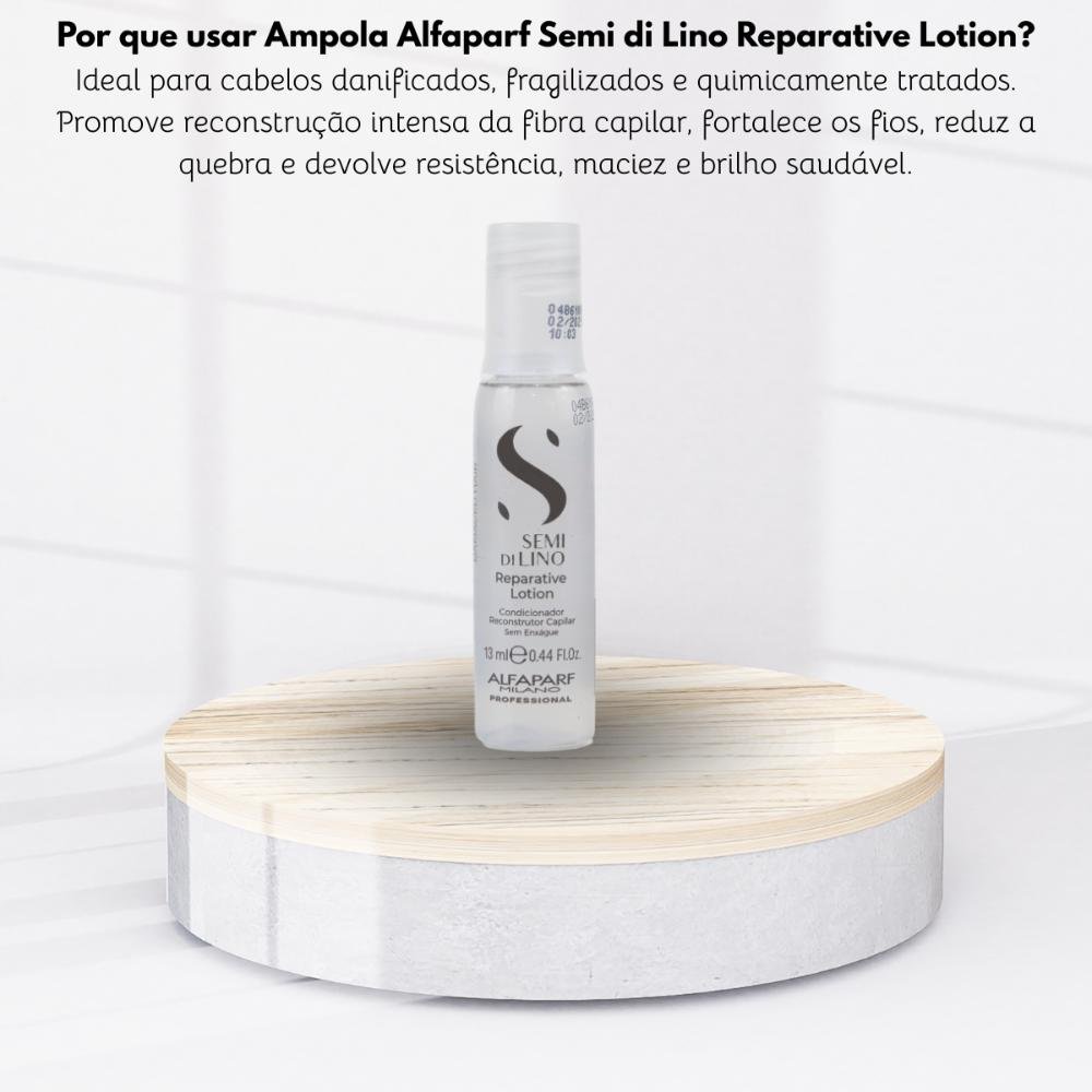 Ampola Alfaparf Semi di Lino Reparative Lotion 13 ml 13ml 5