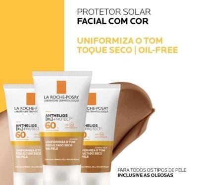 Anthelios XL FPS 60 - Protetor Solar Facial - La Roche-Posay - Clara - 40g Clara 3