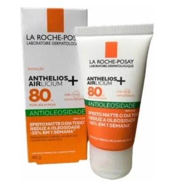 Anthelios Airlicium FPS80 Protetor Solar Antioleosidade Sem Cor 40g 40g 3