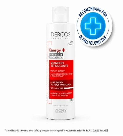 Dercos Vichy Shampoo Energy+ Estimulante 200ml 200ml 3