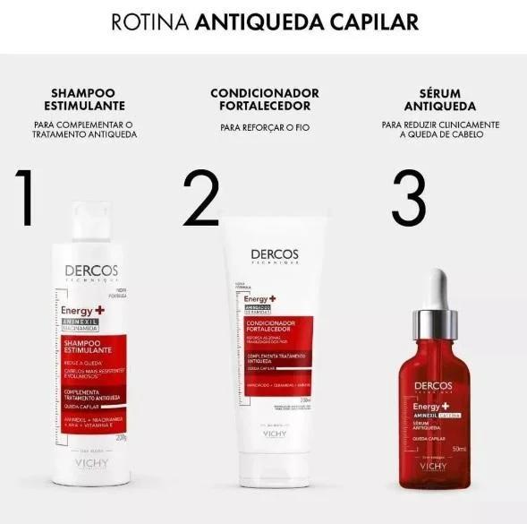 Dercos Vichy Shampoo Energy+ Estimulante 200ml 200ml 4