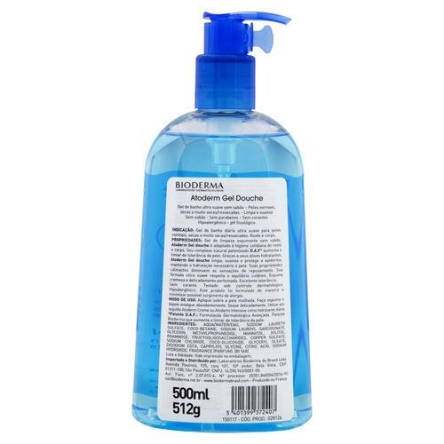 Atoderm Gel Douche Bioderma Gel de Banho Hidratante 500ml 500ml 4
