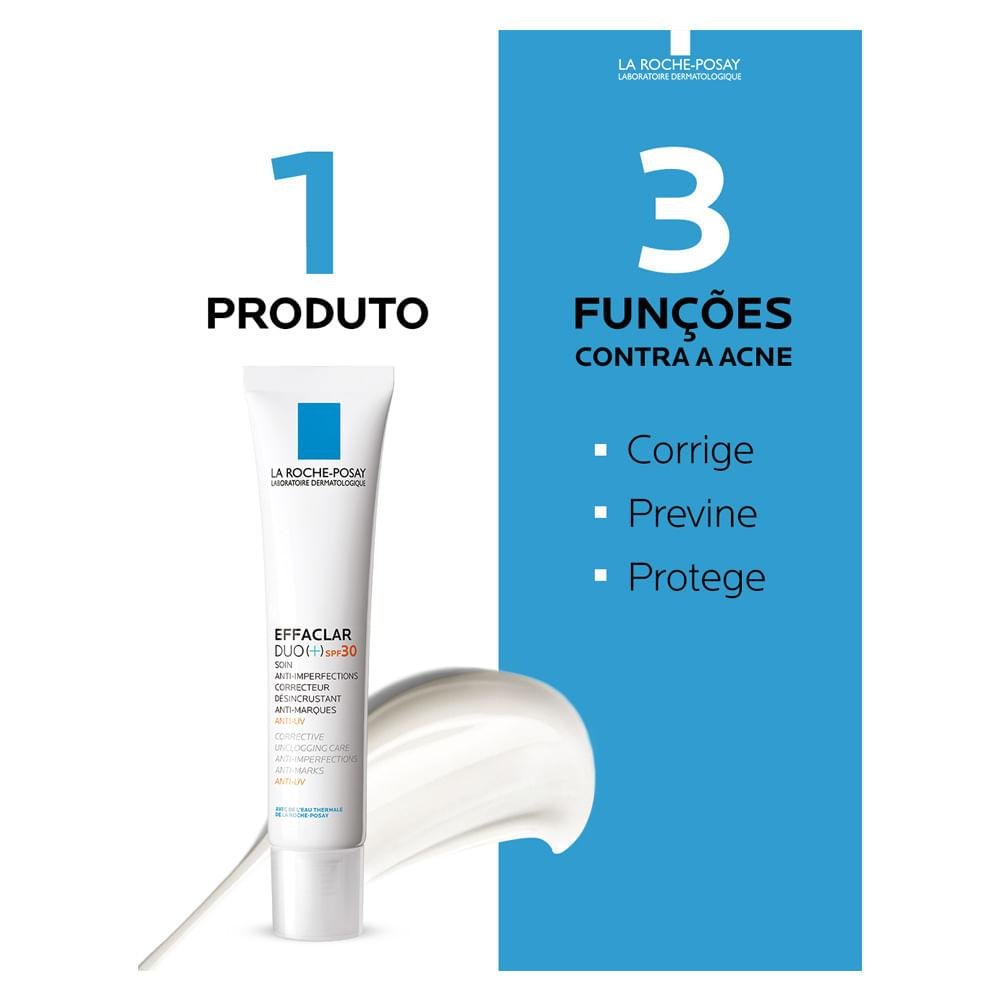 Effaclar Duo (+) FPS 30 - Anti-Imperfeições - La Roche-Posay - 40ml 40ml 4