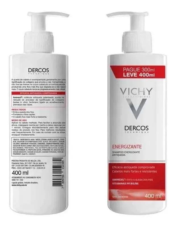 Dercos Shampoo Estimulante Energy+ 400ml 400ml 4