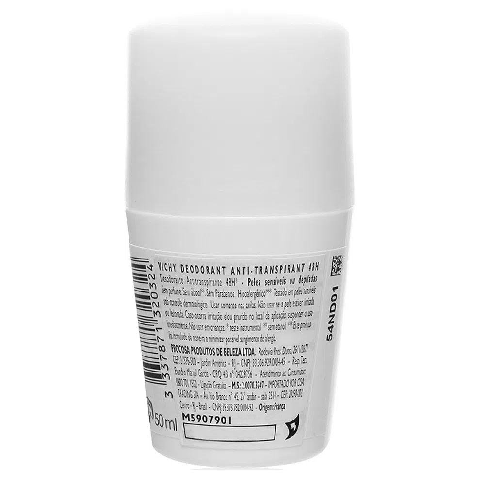 Desodorante Roll-On Vichy - Peles Sensíveis ou Depiladas - 50ml 50ml 2