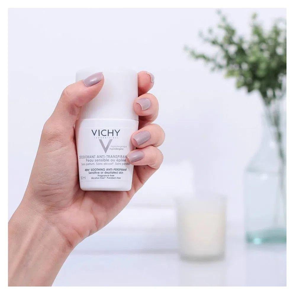 Desodorante Roll-On Vichy - Peles Sensíveis ou Depiladas - 50ml 50ml 3