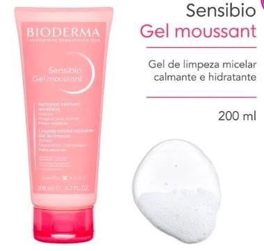 Gel de Limpeza Facial Bioderma - Sensibio Gel Moussant - 200ml 200ml 2