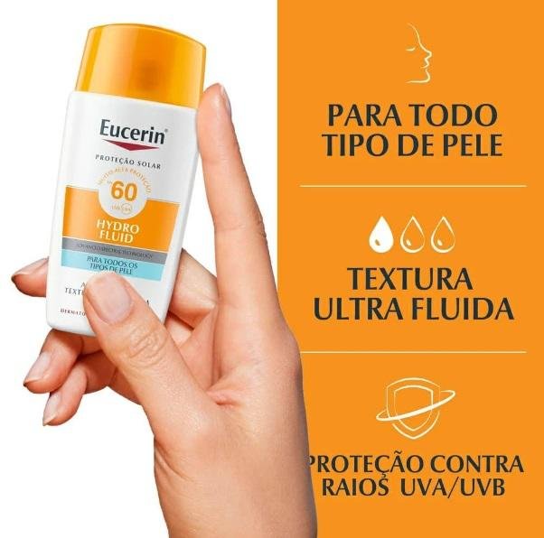 Eucerin Sun Hydro Fluid Facial FPS60 50ml 50ml 4