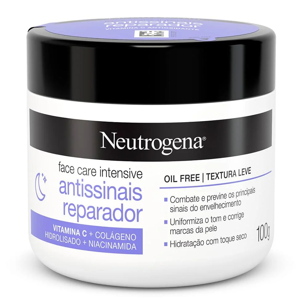 Hidratante Facial Neutrogena Face Care Intensive Antissinais 100g 100g 2
