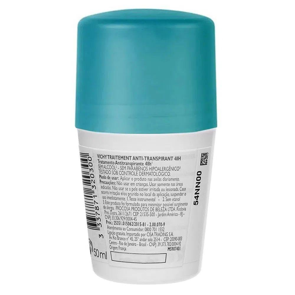 Desodorante Anti-Transpirant 48h Vichy Roll On - 50ml 50ml 3