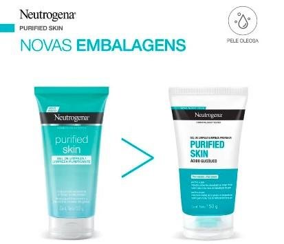 Neutrogena Purified Skin Gel de Limpeza 150g 150g 3
