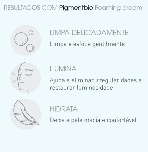 Pigmentbio Foaming Cream Creme de Limpeza Clareador Bioderma 200ml 200ml 4
