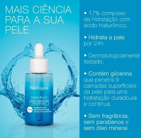 Sérum Hidratante Neutrogena Hydro Boost 30ml 30ml 3