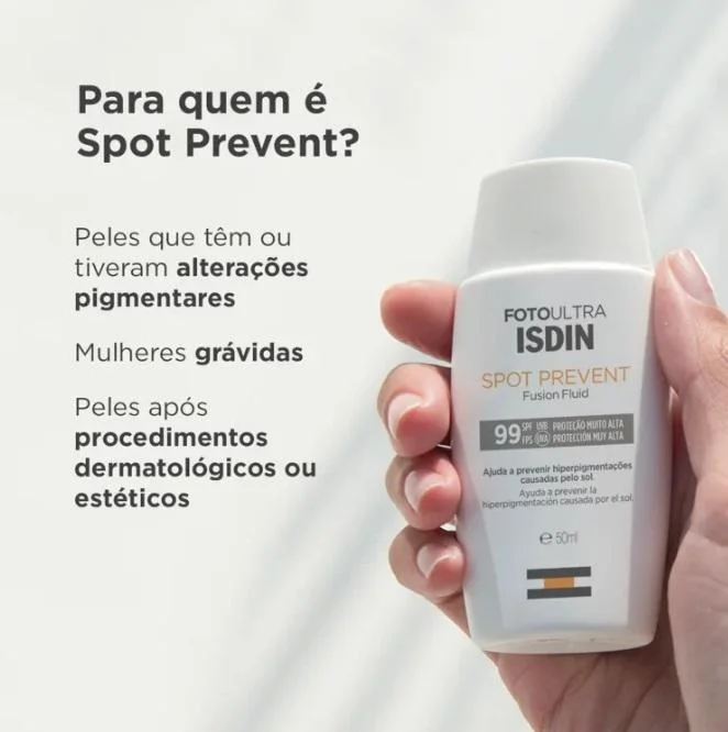 Protetor Solar Facial Isdin Spot Prevent FPS99 50ml 50ml 3