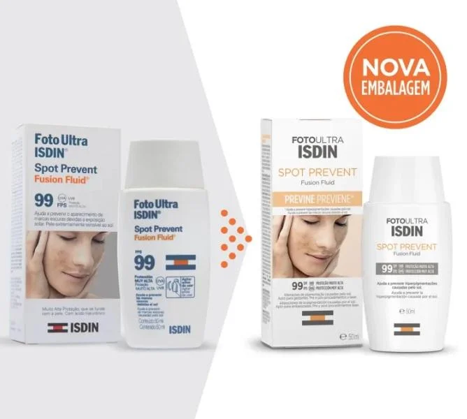 Protetor Solar Facial Isdin Spot Prevent FPS99 50ml 50ml 5