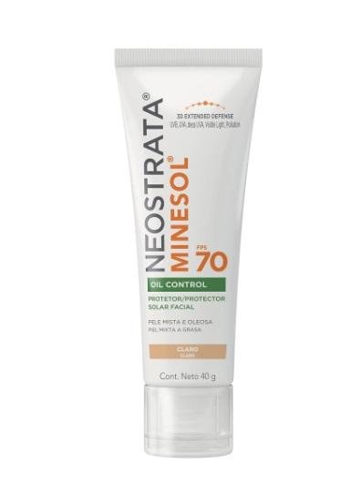 Protetor Solar Facial Neostrata Minesol FPS70 Oil Control Claro 40g Claro 1