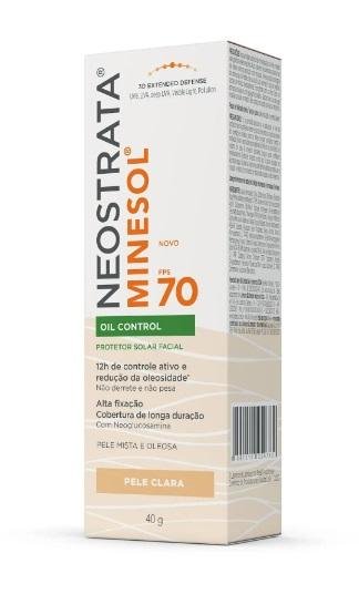 Protetor Solar Facial Neostrata Minesol FPS70 Oil Control Claro 40g Claro 2