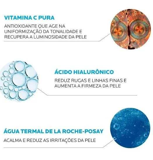 Pure Vitamin C Redutor de Linhas para Olhos La Roche Posay 15ml 15ml 2