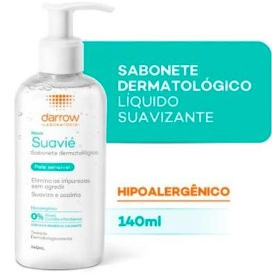 Suavie Sabonete Liquido Pele Sensível 140ml Darrow 140ml 2