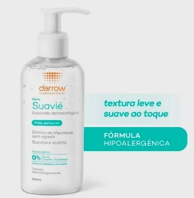 Suavie Sabonete Liquido Pele Sensível 140ml Darrow 140ml 3