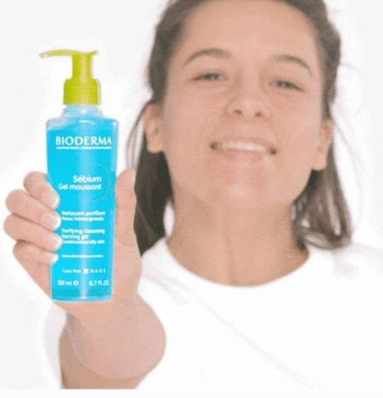 Sébium Gel Moussant Gel de Limpeza Bioderma 500ml 500ml 4